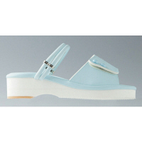 山一　２ＷＡＹサンダル（面ファスナー）　ブルー　Ｌ　ナースサンダル　1足