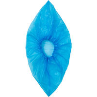 【シューズカバー】 川西工業 「現場のチカラ」 ポリエチレンシューズカバー ブルー 1セット（100枚入×5袋）  オリジナル