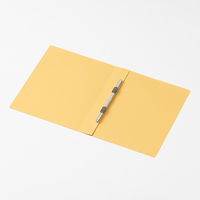 フラットファイル厚とじ A4タテ 120冊 イエロー アスクル  オリジナル