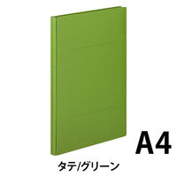 アスクル　背幅伸縮ファイル（PPラミネート表紙）　A4タテ　グリーン　30冊  オリジナル