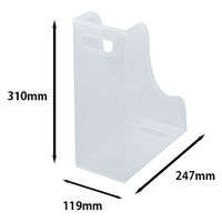 ナカバヤシ　ファイルボックス　半透明　E6E　A4　FB-E6E　1セット（5個）