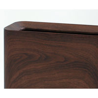 ideaco tubelor ROSEWOOD HiGRANDE おしゃれ ゴミ箱 11.5L ローズウッド スリム  幅350×奥行165×高さ320 mm