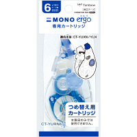 トンボ鉛筆【MONO】修正テープカートリッジ モノエルゴ6 6mm幅×10m CT-YURN6 1セット（10個:5個入×2箱）