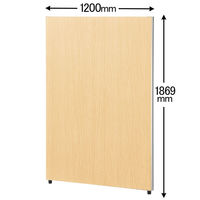 【軒先渡し】サンテック CFパネル 木目調 全面パネル シカモア 高さ1869×幅1200mm Z1218NA 1枚（直送品）