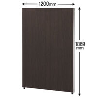 【軒先渡し】サンテック CFパネル 木目調 全面パネル ウォルナット 高さ1869×幅1200mm Z1218M 1枚（直送品）