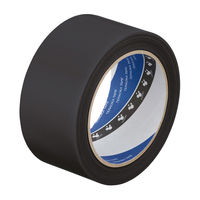 【養生テープ】 寺岡製作所 P-カットテープ No.4140 塗装養生用 黒 幅50mm×長さ25m 1セット（90巻入）