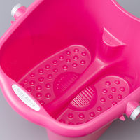 イノマタ化学　リラックス足湯　ピンク　250333　足浴バケツ