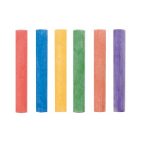 天神チョーク　色　6本入　6S-8　日本白墨工業　（直送品）