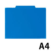 セキセイ　6インデックスフォルダA4　コバルトブルー　ACT-906-14　（直送品）