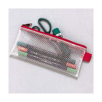 セキセイ　メッシュケース　BANK　ブルー　AZ-138E-10　（直送品）