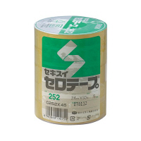 セキスイ　セキスイセロテープ　252　24mmx50m　5　C252X45　（直送品）