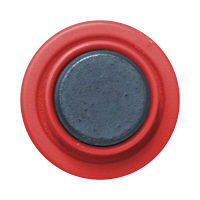 プラス　カラーマグネット　CP-020M　レッド　1パック（6個入）（直送品）