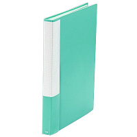 プラス　クリアーファイル　40P　A4S　FC-104EN　GR　（直送品）