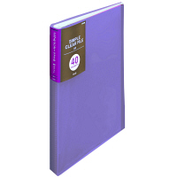 プラス　シンプルクリアーファイル40P　FC-240SC　PU　（直送品）