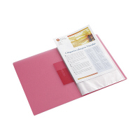 ビュートン　スリムクリヤーブック10P　FCB-A4-10CR　レッド　（直送品）