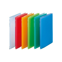 リヒトラブ　クリヤーブック10P　A4S　ブルー　G3100-8　（直送品）