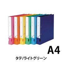 ビュートン　Dリングファイル　43mm　IDF-A4W-LG　ライトグリーン　（直送品）