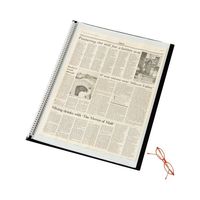 リヒトラブ　クリヤーブック交換式　A2S　黒　N-5051-24　（直送品）