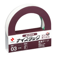ニチバン 両面テープ ナイスタック 屋外掲示用 幅20mm×5m NWBB-N20 1箱（10巻入）ブンボックス