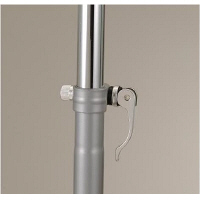 サントミ ダブルコートハンガー 幅800×奥行430×高さ1000～1650mm TH-SUA 1台 ハンガーラック キャスター脚