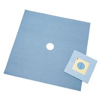 日本メディカルプロダクツ　穴あき撥水オイフ（テープ付／４５０×４５０ｍｍ／φ４５）　ＲＨ‐１１１Ｃ４５Ｔ‐ＰＰ　1パック(20枚入)