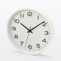 無印良品 アナログ時計 大 ホワイト MJ‐ACLW2 良品計画
