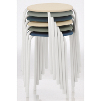 TOKIO　丸椅子（抗菌張地）　ベージュ　1箱（6脚入）