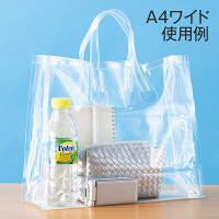 ハピラ　シースルーバッグ（透明手提げ）　クリア　Ｂ５ワイド　SSBB5　1枚