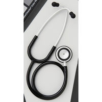 松吉医科器械 Spirit聴診器 ナーシング CKーA601DP(ブラック) 24360500 1本 24-3605-00（直送品）