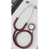 松吉医科器械 Ｓｐｉｒｉｔ聴診器　ナーシング　CKーA601DP（バーガンディー） 24360503 1本 24-3605-03（直送品）