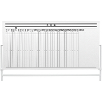 プラス アルミ枠ホワイトボード 予定表1ヶ月 幅1907mm WB-1809DSJY1T 1台（2梱包）（取寄品）