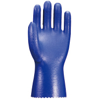 【耐油手袋】 エステー モデルローブ ニトリルモデル No.600 ブルー LL 1セット（10双：1双入×10袋）