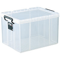 【フタ式収納】　天馬　 ロックス　530L　クリア　幅39.0×奥行53.0×高さ32.0cm　1箱（4個入）