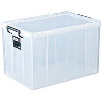 【フタ式収納】　天馬　 ロックス　660-2L　クリア　幅44.0×奥行66.0×高さ39.8cm　1箱（2個入）