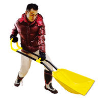 【除雪用品】アイリスオーヤマ ダンスコ 黄 225978 雪かき用3WAYスコップ 1本
