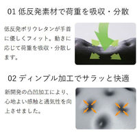 エレコム　COMFY＜カンフィー＞　リストレスト付マウスパッド　MP-095シリーズ　ブラック　MP-095BK（直送品）