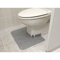 サンコー トイレの床汚れ防止マット　消臭効果付　使い捨てトイレマット　1セット（15枚）