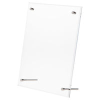 アスクル　片面用L型　ビス留めカード立て　レジサイン　A5　1セット（3個：1個×3）　 オリジナル