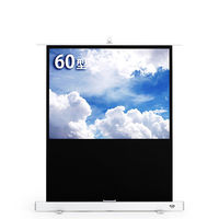 プラス プロジェクタースクリーン FSL-60 60型 4:3 ポール式