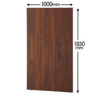 トーカイスクリーン MSパネル 木目調パネル ダーク 高さ1830×幅1000mm MSW-1810Da 1枚（取寄品）
