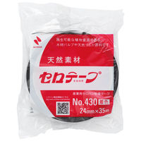 ニチバン セロテープ（着色）24mm×35m 黒 1巻 4306-24