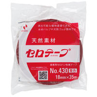 ニチバン カラーセロテープ 赤 4301-18