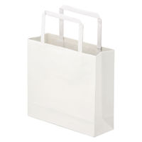 アスクル　エコノミー平紐手提袋　白　3S　1071701670　1セット（900枚）  オリジナル