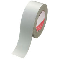 【ガムテープ】 布粘着テープ No.145 0.31mm厚 幅50mm×長さ25m シルバー（銀） オリーブテープ 寺岡製作所 1箱（30巻入）
