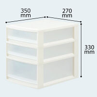 天馬　プロフィックス　ルームケースプチ　レターケース　A4浅型2段深型1段　4個