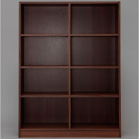 アイリスオーヤマ オープン本棚 スペースフィットラック 幅900×奥行290×高さ1200mm ウォールナット SFR1290 カラーボックス 1台（直送品）