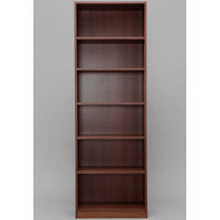 アイリスオーヤマ オープン本棚 スペースフィットラック 幅600×奥行290×高さ1800mm ウォールナット SFR1860 カラーボックス 1台（直送品）