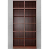 アイリスオーヤマ オープン本棚 スペースフィットラック 幅900×奥行290×高さ1800mm ウォールナット SFR1890 カラーボックス 1台（直送品）