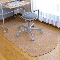 サンワサプライ　OAチェアマット　カーペット仕様　ブラウン　SNC-MAT1BR　（直送品）