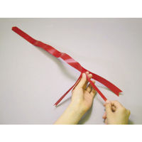 ササガワ リボンボウ 赤 15 50-7812 1箱（50枚入）